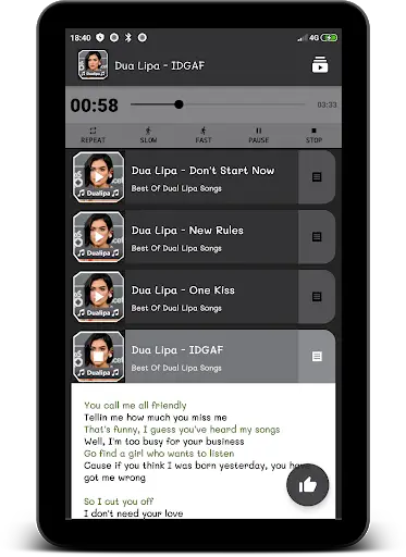 Dua Lipa Music Offline ( Best Songs) screenshot 1