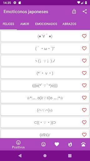 Kikko - Emoticonos Japoneses Kaomoji screenshot 1