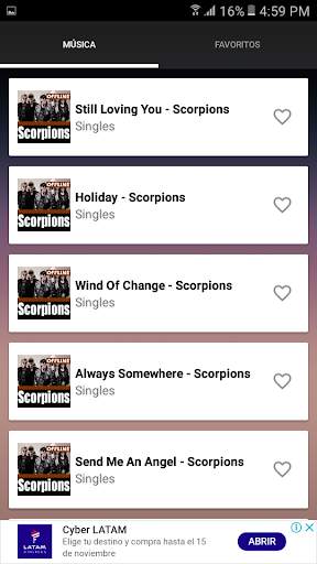 Scorpions - OFFLINE MUSIC screenshot 3