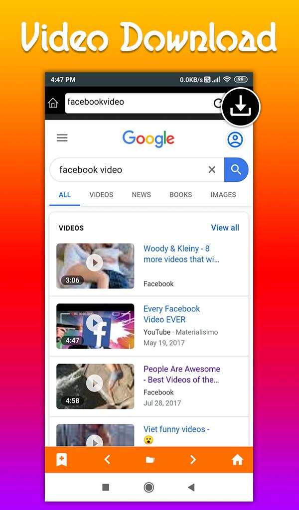Video Downloader 2020 - Free Video Downloader app screenshot 3