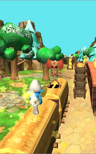 Subway Smurf Dash - Jungle Run Adventure screenshot 2
