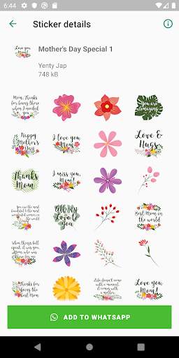 Happy Mother's Day Stickers for WhatsApp screenshot 2
