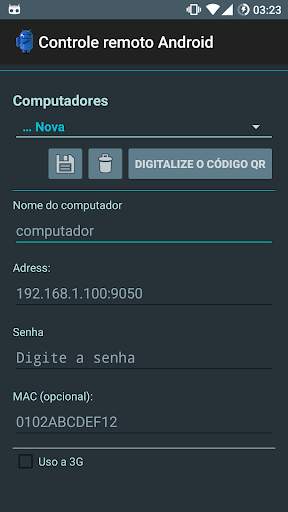 Controle remoto do PC via WiFi screenshot 1