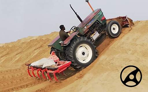 Village Tractor Driving Cargo Tractor Simulator screenshot 4