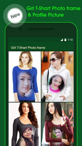 Girl T Shirt Photo Frame स्क्रीनशॉट 2