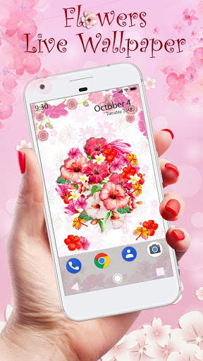 Flower Blooming Live Wallpaper screenshot 2
