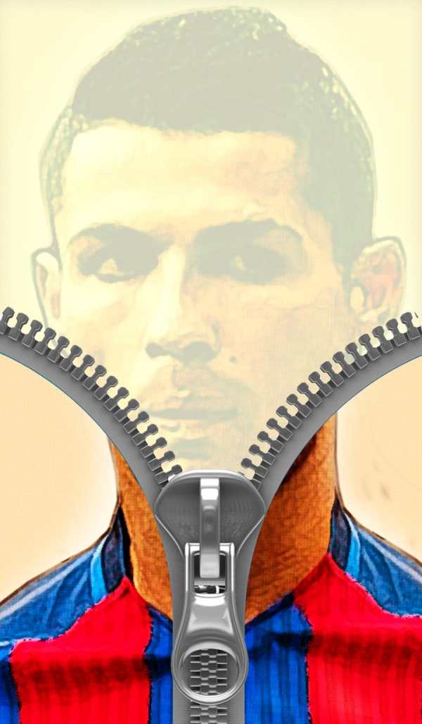 Football legend zipper lock screenshot 1