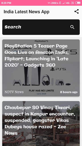 Indian Latest News App screenshot 3
