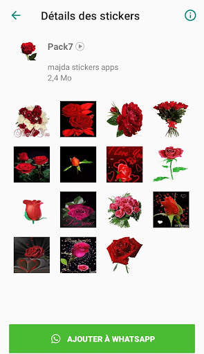 Animated  Flowers Stickers For WhatsApp screenshot 13