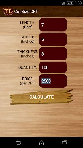 Timber Estimator скриншот 4