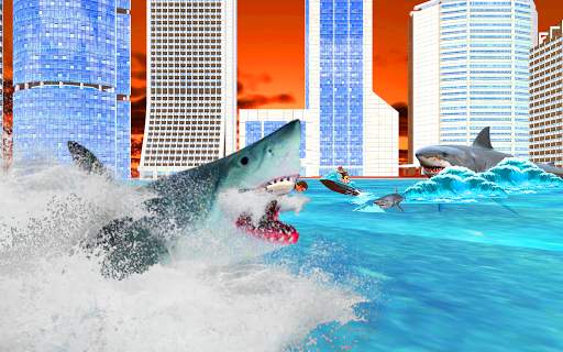 Shark City Attack : Shark Games screenshot 3