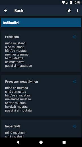 Finnish Conjugation screenshot 7