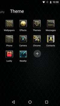 Black Diamond Theme - Launcher 3D Theme screenshot 3