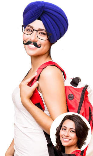 Hair Beard Mustache Face Filters for Face Swap screenshot 2