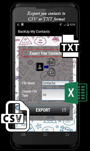 Backup My Contacts screenshot 3