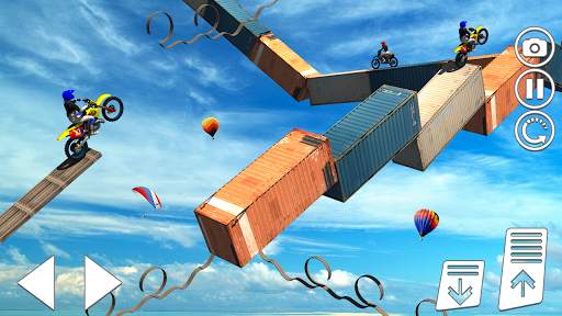 Stunt Bike Racing Impossible Tracks Stunt Games screenshot 1