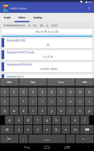 Math Solver 6 تصوير الشاشة