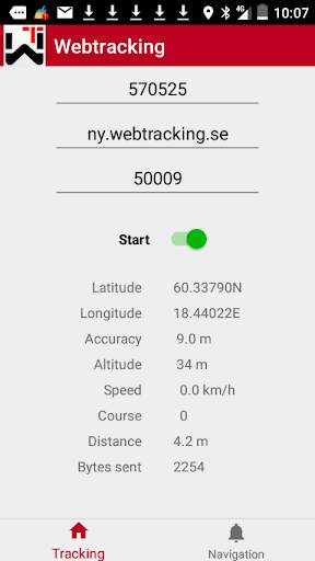 Webtracking screenshot 2
