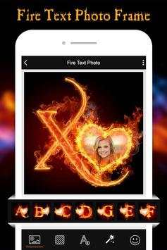 Fire Text Photo Editor screenshot 2