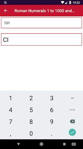 Roman Numerals 1 to 1000 and Converter screenshot 6