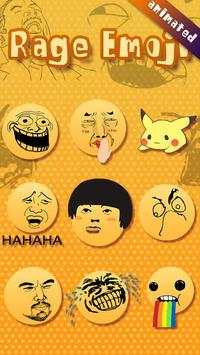 GO Keyboard Sticker Rage Emoji скриншот 6
