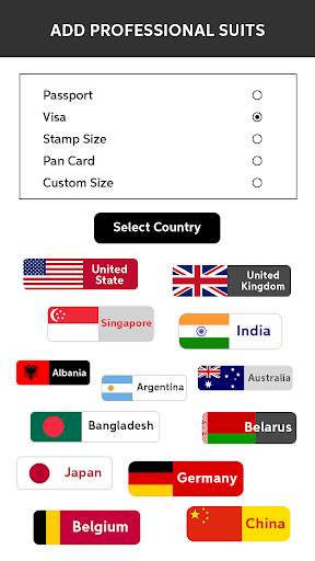 Passport photo maker app screenshot 2