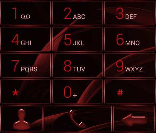 Dialer MetalGate Red Theme 6 تصوير الشاشة