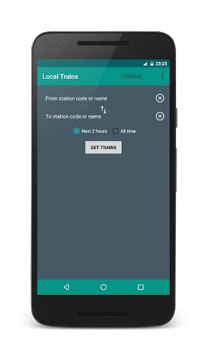 Local Train Time Table screenshot 1