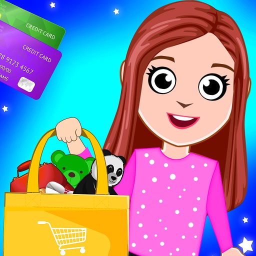 Pretend Town Shopping Store: Girls Dress Up Game icon