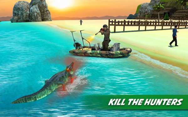 Crocodile Attack - Animal Simulator स्क्रीनशॉट 8