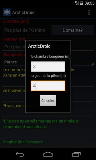 Calcul btu climatisation screenshot 2
