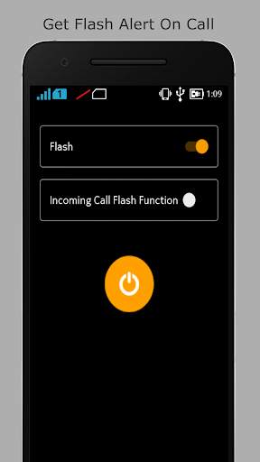 Flashlight Flash on call screenshot 1