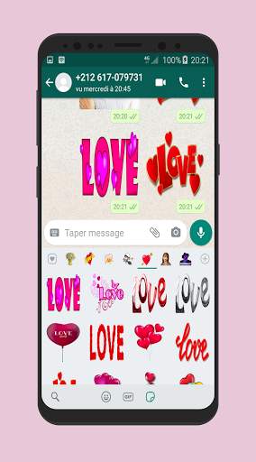 Romantic Stickers For Whatsapp 💖 - WAStickerApp💖 screenshot 9