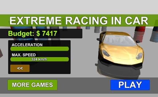 Extreme Racing In Car 3D Free screenshot 1