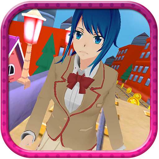 Anime Girl Subway Train Run icon