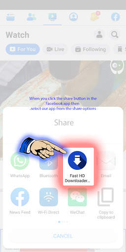 Fast HD Downloader for Facebook скриншот 3