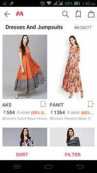 AJIO Myntra NNNOW Shopclues apps (245kb) screenshot 4
