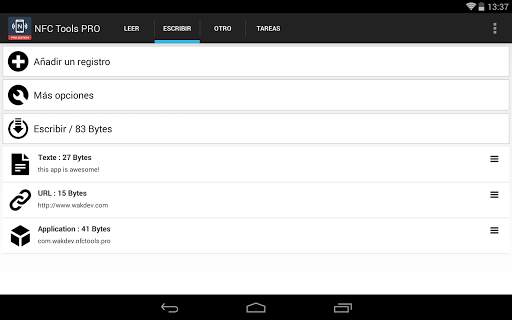 NFC Tools - Pro Edition screenshot 10