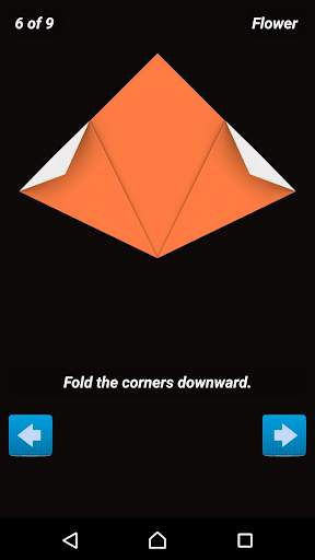 Origami Flower Instructions 3D screenshot 3