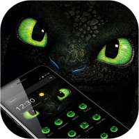 Green Dragon Eyes Theme on 9Apps