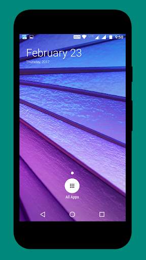 N Launcher - Nougat 7.1 Style screenshot 1