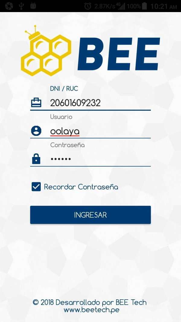 BEE screenshot 1