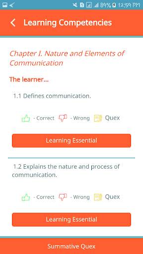 Oral Communication - QuexBook screenshot 11