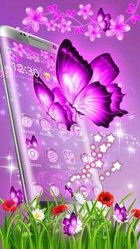 3D Neon Butterfly Kawaii Theme screenshot 1