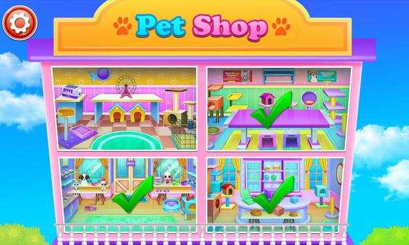 Pet shop cleaning - Animal game screenshot 1
