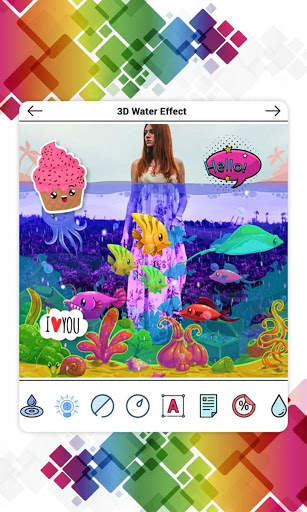 3D Water Effects Photo Editor Water Splash Picture 2 تصوير الشاشة