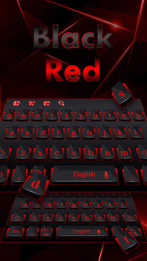 Black Red Business Keyboard स्क्रीनशॉट 2