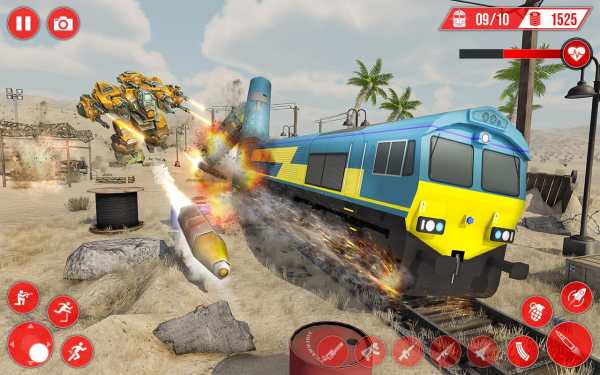 Train Robot Car Transformation screenshot 7