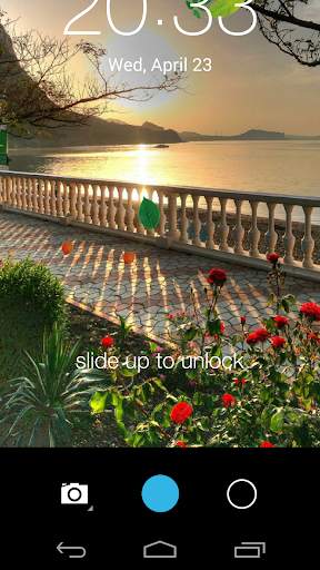 Spring live wallpaper lock screenshot 5