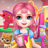 Sweet Princess Cleanup Messy House - Play House icon